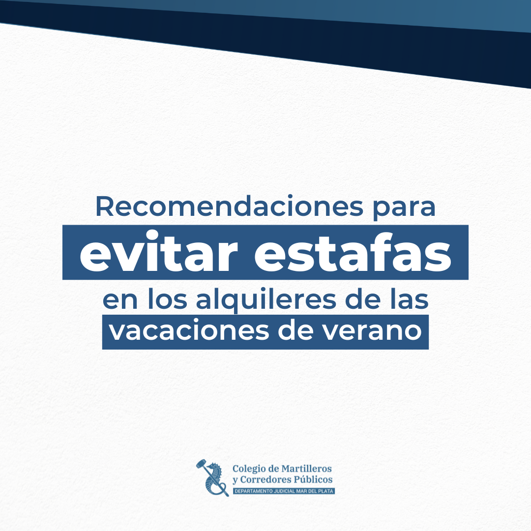 Recomendaciones para evitar estafas en los alquileres de las vacaciones de verano