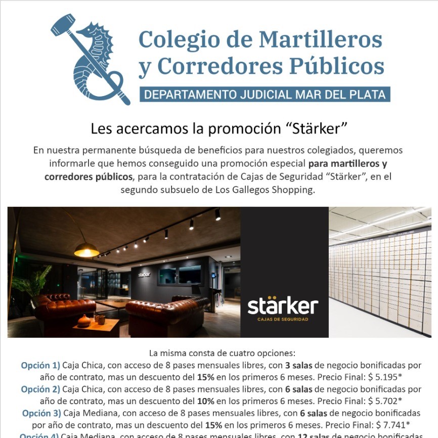 Convenio caja de seguridad STARKER