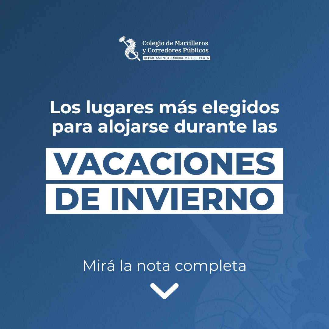 El centro y la costa: los lugares más elegidos para alojarse durante las vacaciones de invierno