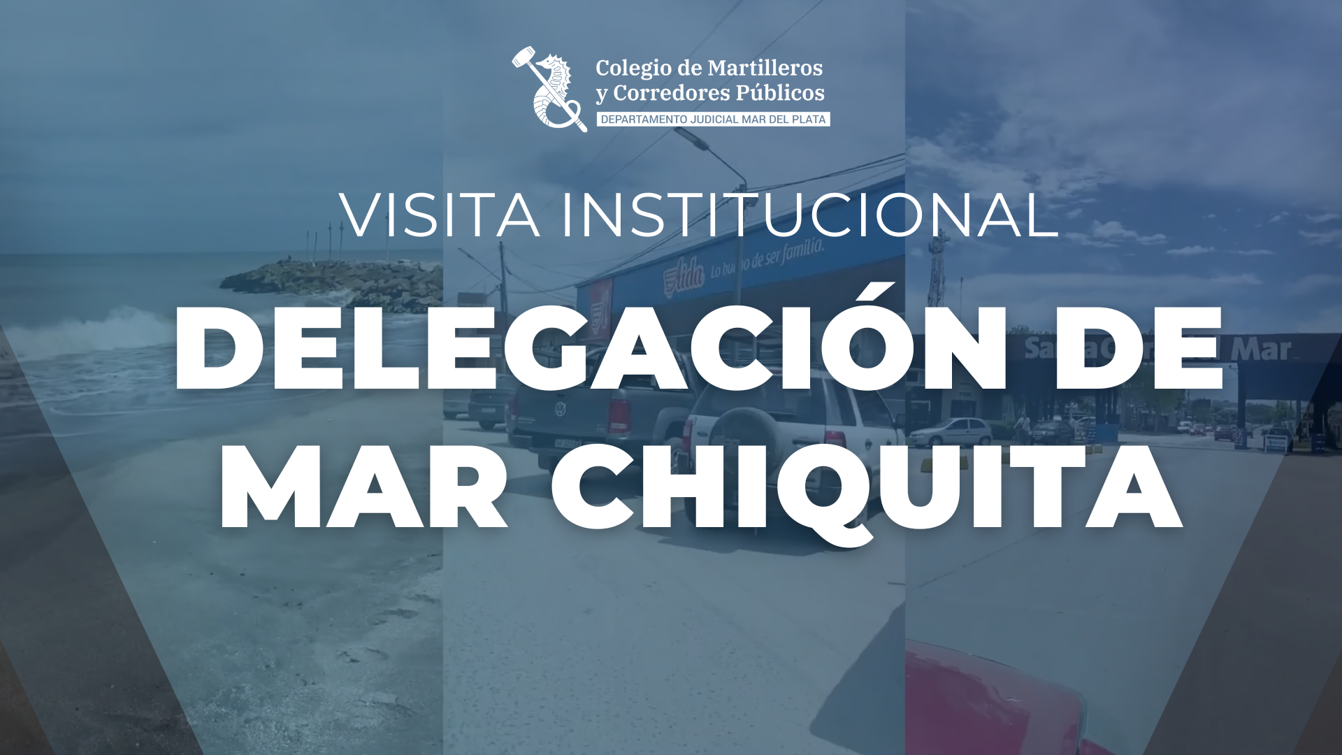 Visita Institucional del Colegio de Martilleros y Corredores Públicos a la Delegación de Mar Chiquita